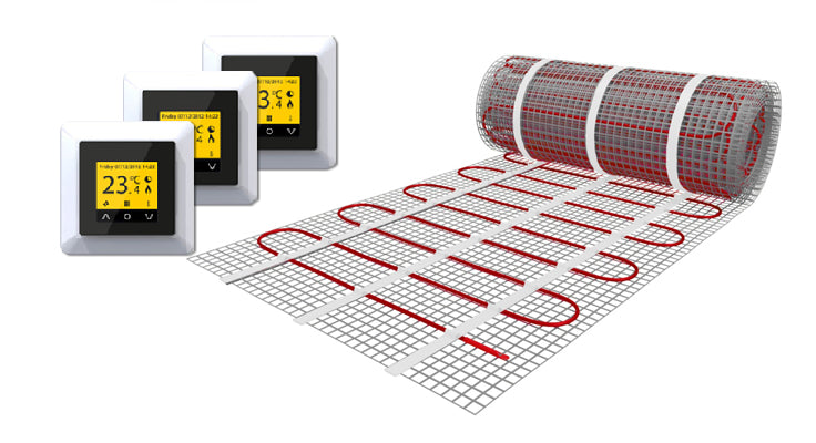 Can I use more than 1 x Electric Underfloor Heating Mat on a Thermostat?