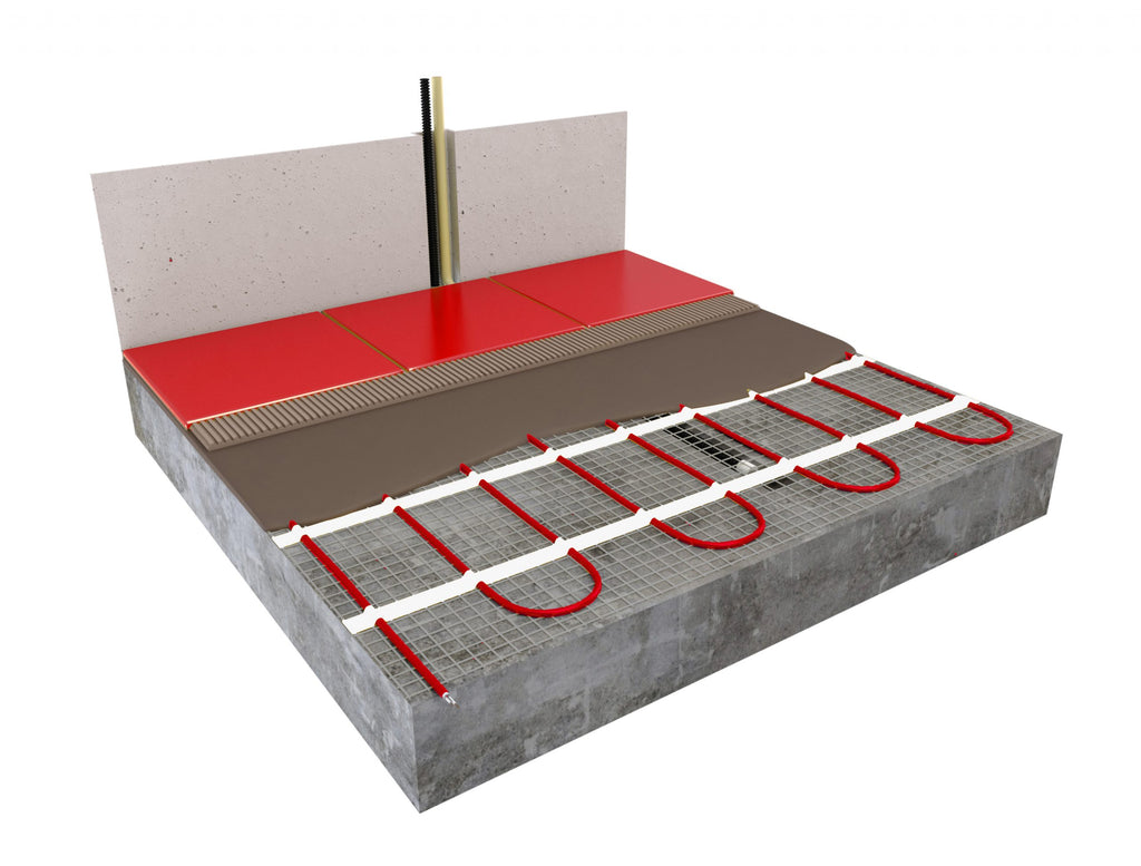 Can I cut the underfloor heating mat?