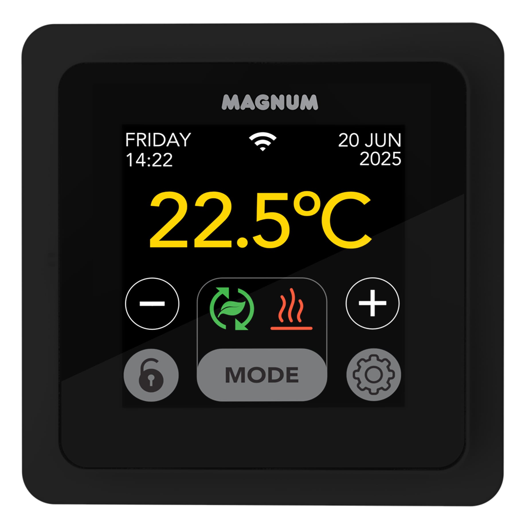 Magnum MRC 2 WiFi thermostat (Black)