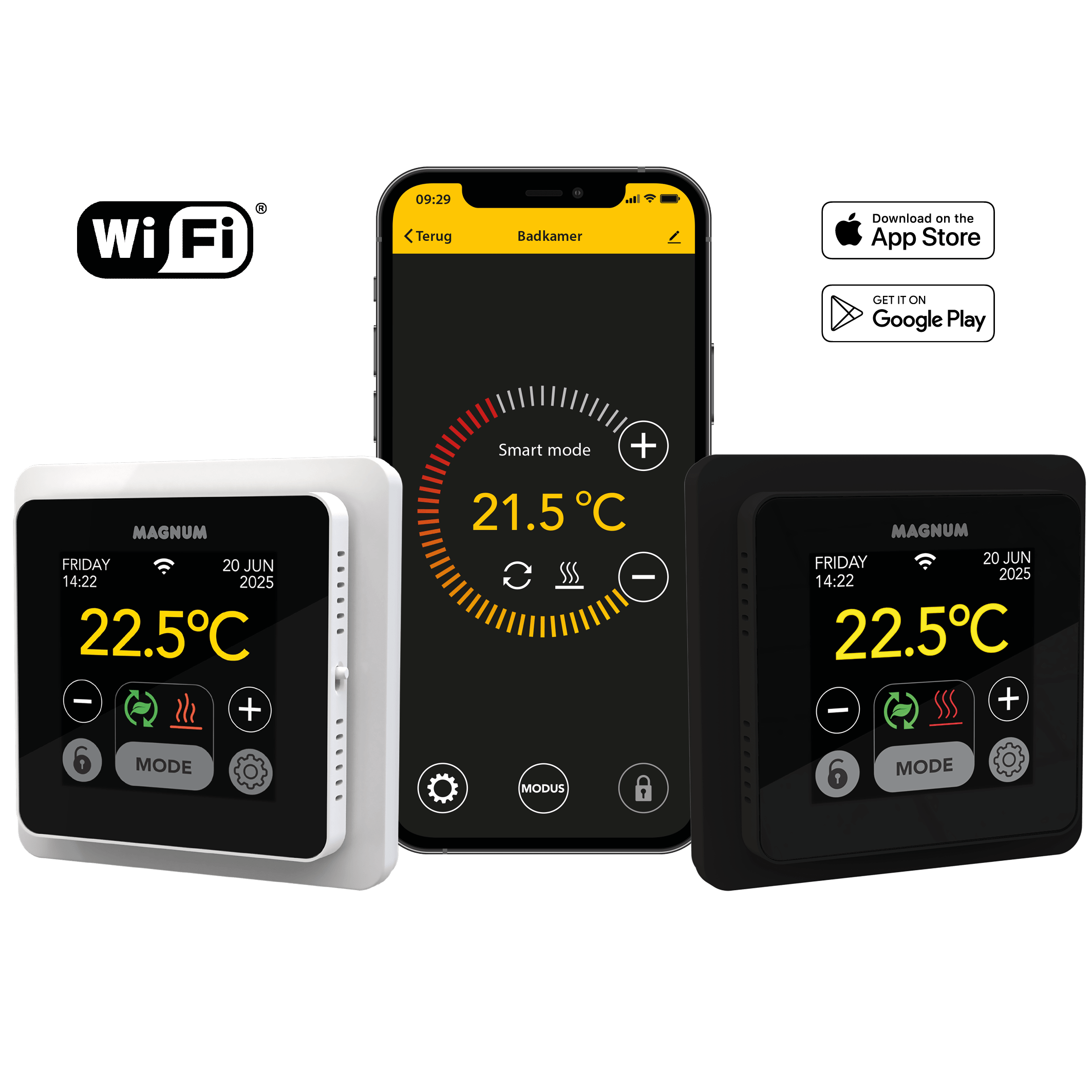 Magnum MRC 2 WiFi thermostat (Black)
